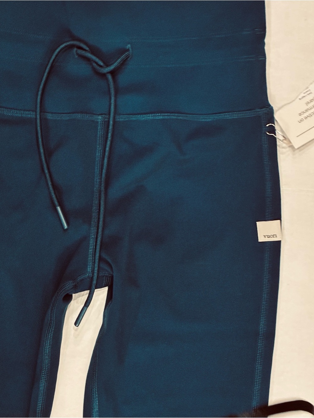 NWT Vuori Daily Legging Ink Blue Drawstring 7/8 High Rise Pocket Small - Picture 11 of 12